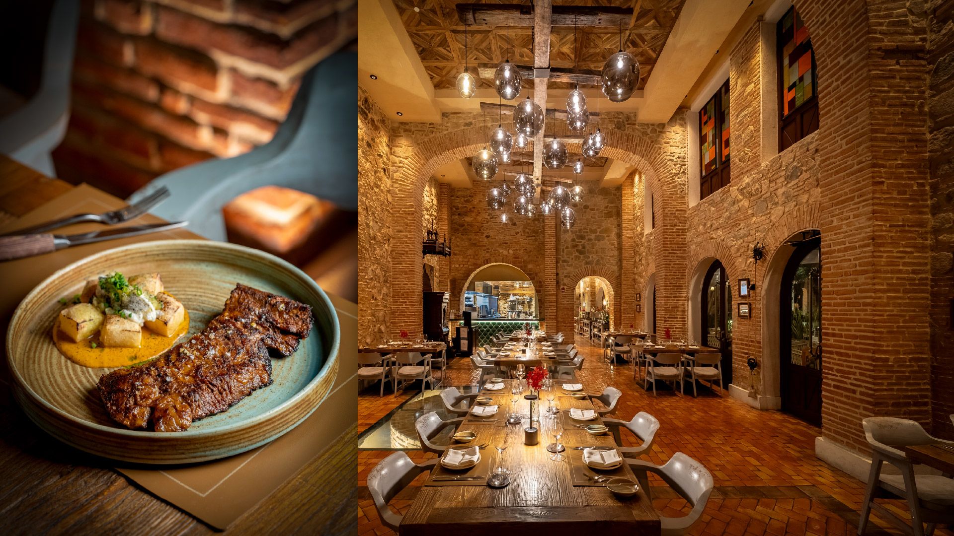 “El Santuario leaves an impression because the history of the room and the food on the table belong to the same place.”